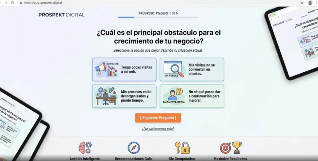 Ejemplo de cuestionario guiado